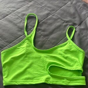 Neon Green Women's Top